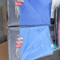 Table Clothes, Two, Blue