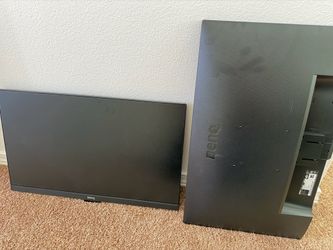 BenQ GW2480-B 24” 1080p IPS Monitors — Matched Pair, VESA Ready, No Stands