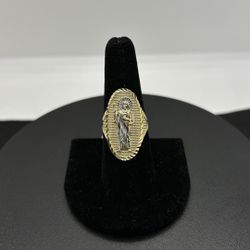 BRAND NEW 10KTT Saint Jude Ring