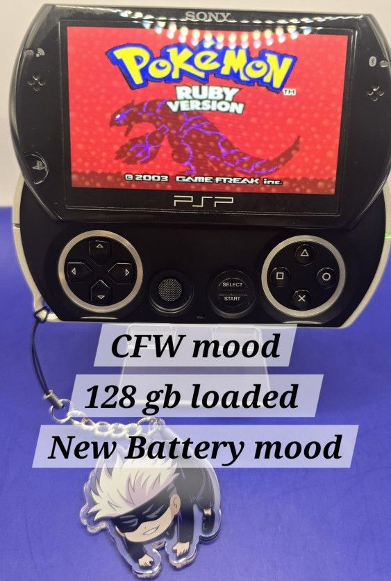 Sony PSP Go (Playstation Portable) New battery piano black 128GB