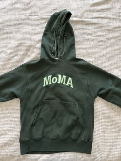 Champion MoMA Reverse Weave Hoodie - Green - Small