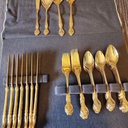 Gold Plated Silverware