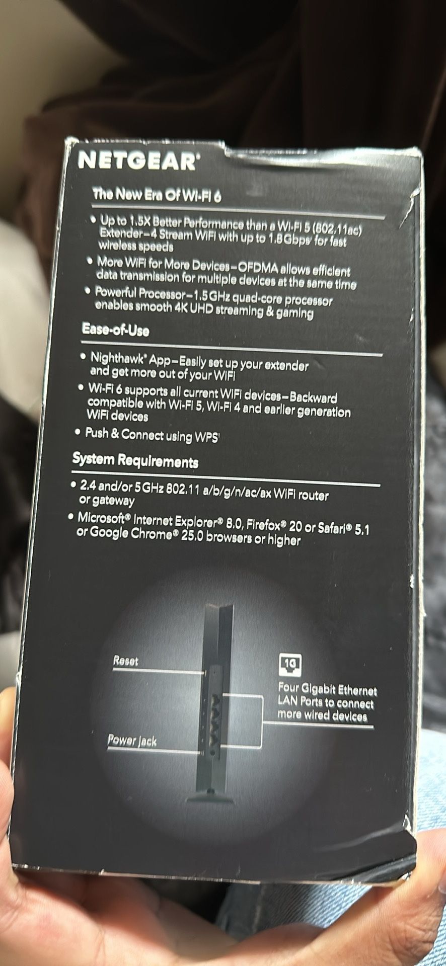 Netgear Mesh Extender WiFi 6