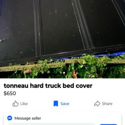 Tonneau hard truck bed cover
