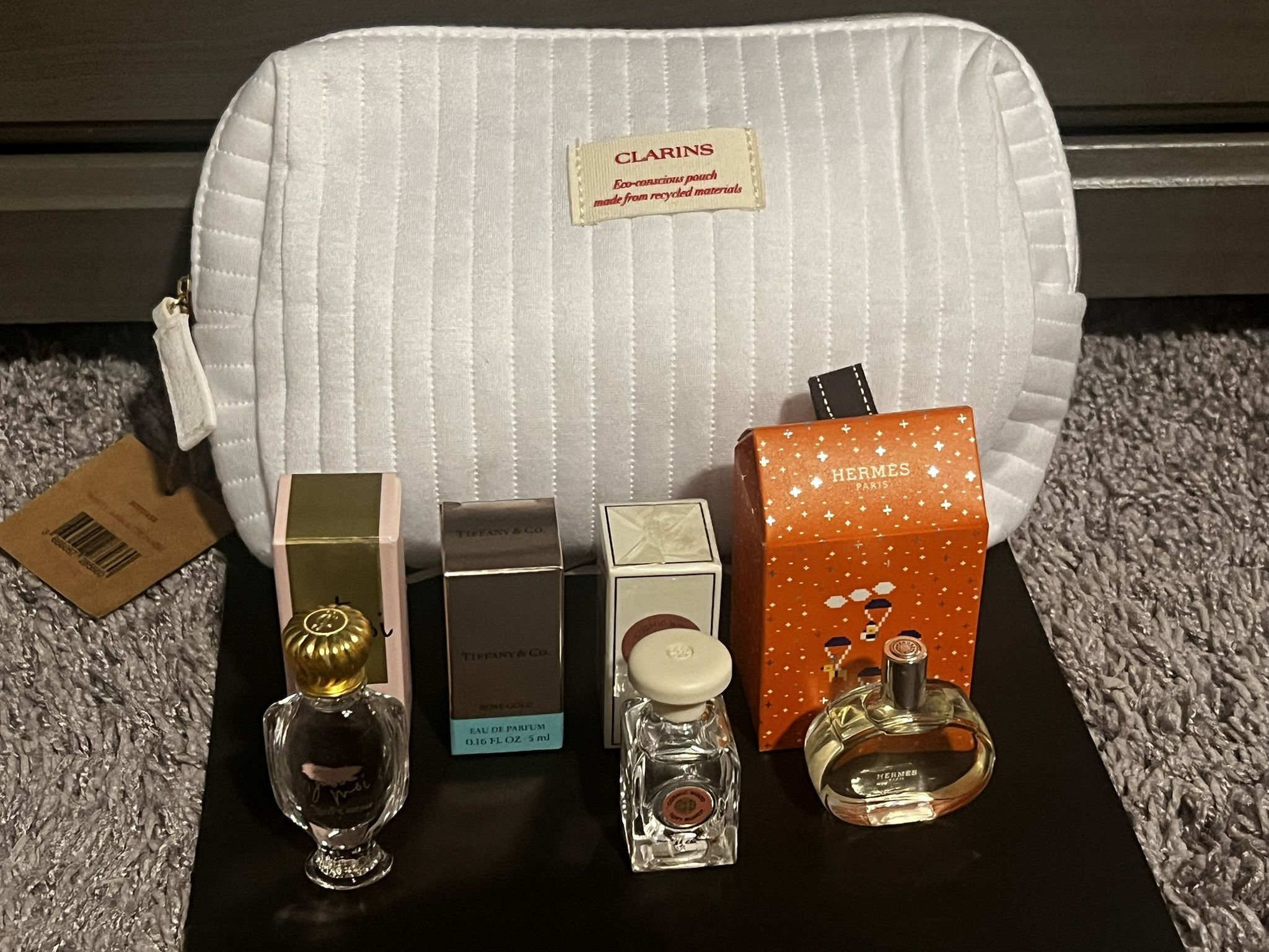 Designer Perfumes and Makeup Pouch