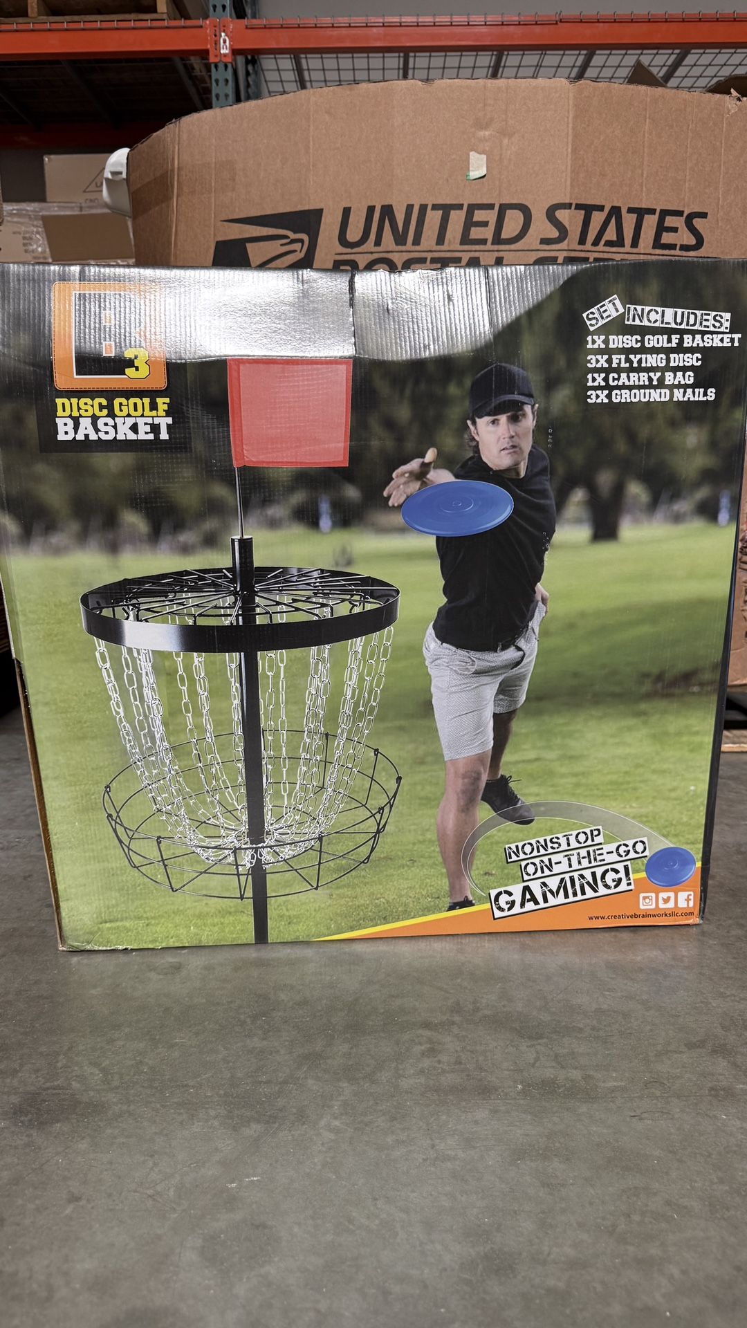 Disc Golf Basket 3 Disc