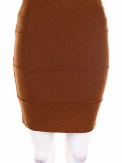 Pull&bear brown pencil skirt, size S