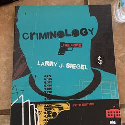 Criminology Book