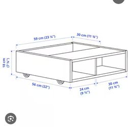 Fredwang storage bedside table