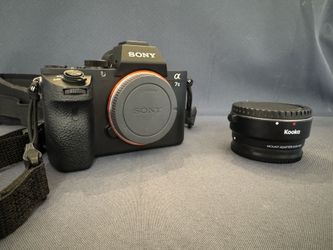 Sony A7 II — Full Frame Mirrorless | 4,303 Shutter Count | Extra Battery + Canon EF Adapter