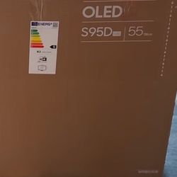 SAMSUNG S95D Series 55 Inches OLED 4K TV | HDR Pro, Object Tracking Sound+, Motion Xcelerator, Real Depth Enhancer, 4K AI Upscaling | Dolby Atmos | Al