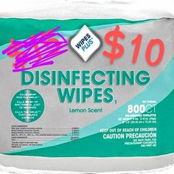 800 Count Wipes Plus Santize Wipes 