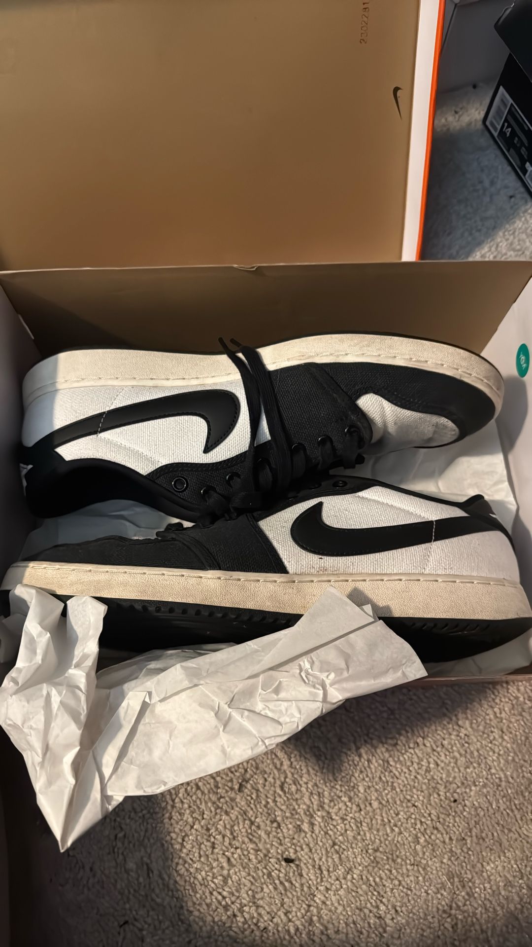 Air Jordan 1 KO Low “ Black White”