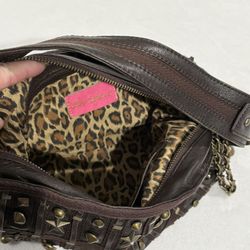 Betsey Johnson Studded Shoulder Bag 