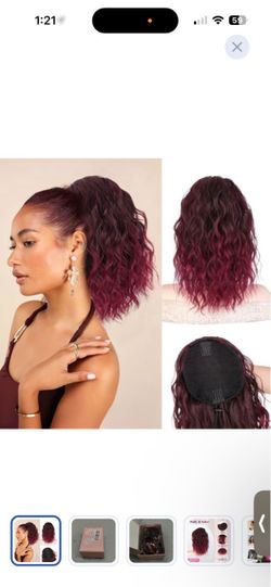 Curly Clip-In Ponytail Hair Extension
