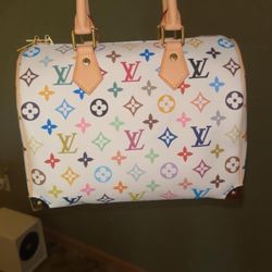 Luxury Women's White Classic Monogram Handbag
