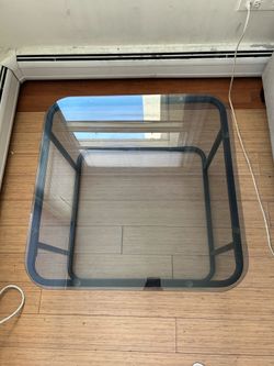 Black Glass Coffee Table-OBO