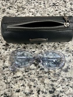 NEW! Chrome hearts Iridescent Jewel Blue Sunglasses