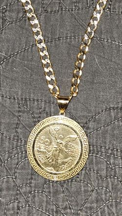 All 14k set Centenario with chain