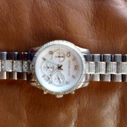 Women's Mk silver tone Watch 
