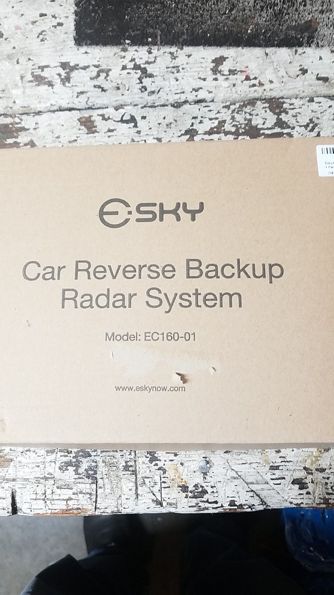 Reverse. Backup. Radar system
