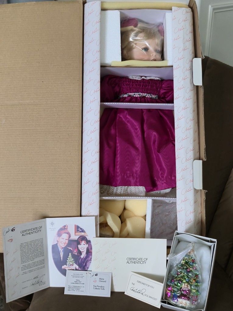 "HELENA" QUITE A PAIR RADKO LIMITED EDITION With Christopher Radko Ornament Collectible.