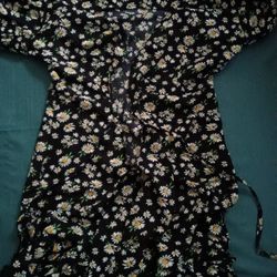 Black Floral Dress