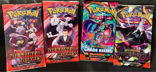 Pokemon TCG Booster Packs Lot of 4