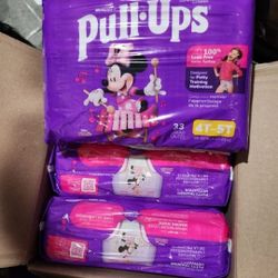 Huggies pull ups 4t-5t girl's Minnie Mouse design 