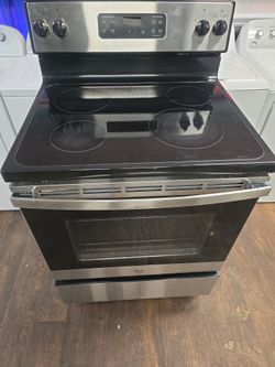 GE GLASSTOP STOVE OVEN 