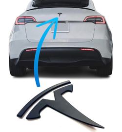 Black Emblems, Spray Wrap your Emblems. All Cars. Black out Badges Tesla