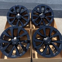 20” Tesla Model X OEM Gloss Black Wheels EXCHANGE ONLY