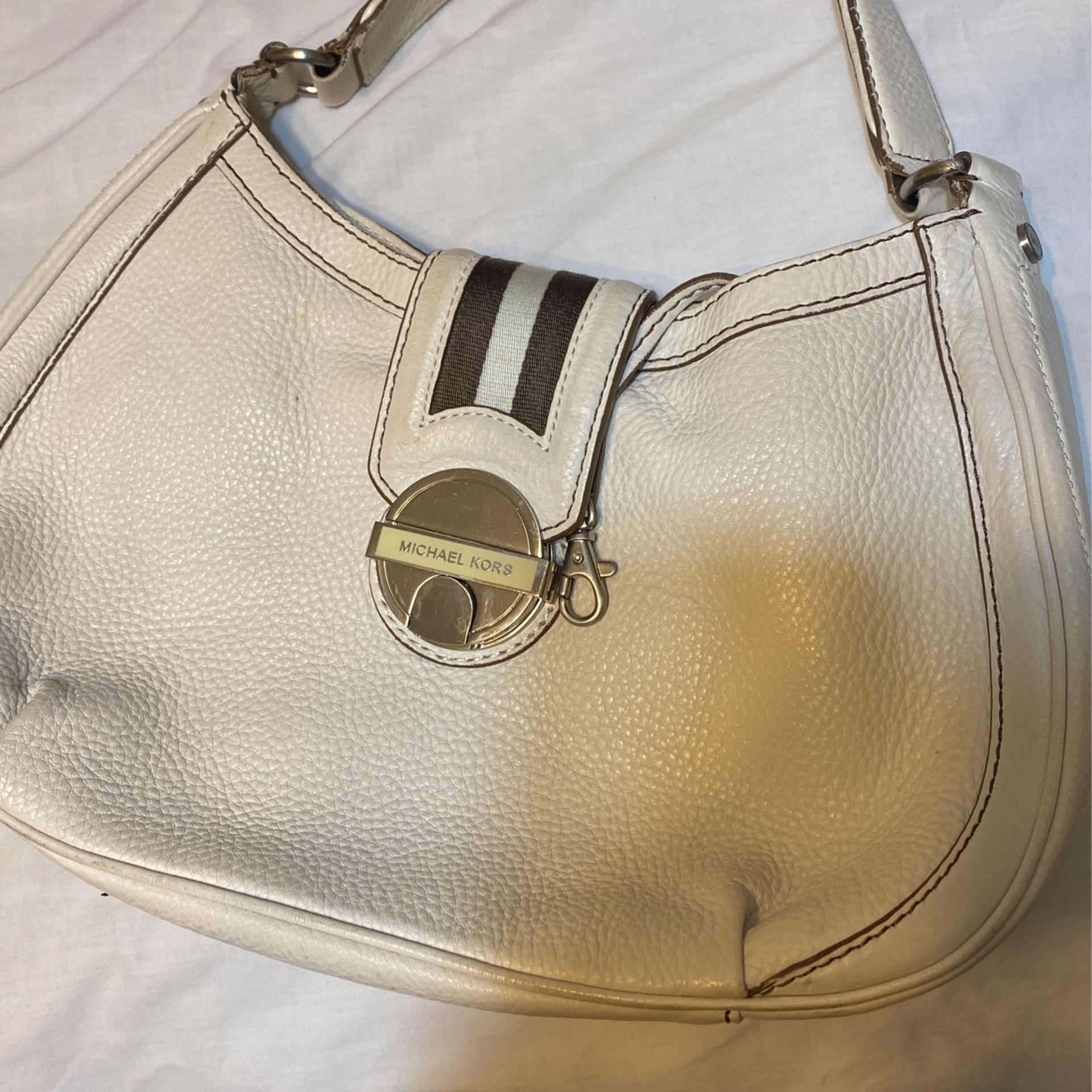 Michael Kors Like New Ivory Leather Asking $50 Obo