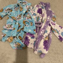 Girls Frozen Freeze Robe Size 6