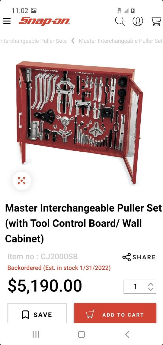 SNAP ON CJ2000 PULLER SET IN WALL for Sale in Mesa, AZ OfferUp