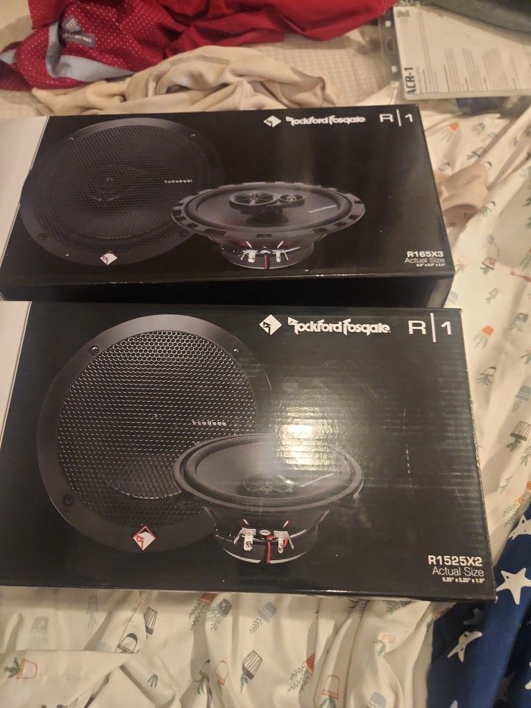 New Rockford Fosgate 6.5 Are 50 And 6.25 Are 45