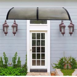 40” x 80” window awning for door entrance