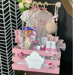 Baby shower basket