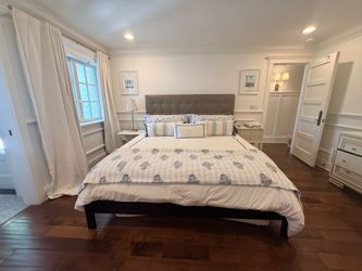 West Elm King Size bed and Mattress