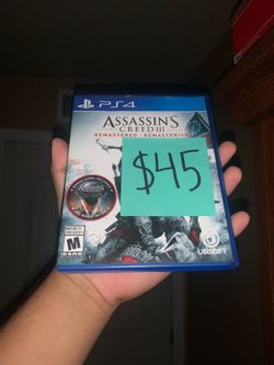 PlayStation 4 & 5 video game Assassin’s Creed III 3 PS5 PS4