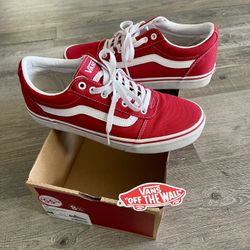 Vans Old Skool “Racing Red” (size 8.5)