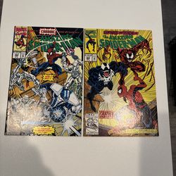Amazing Spider-Man #360 & #362 Carnage/Venom Nice Copies