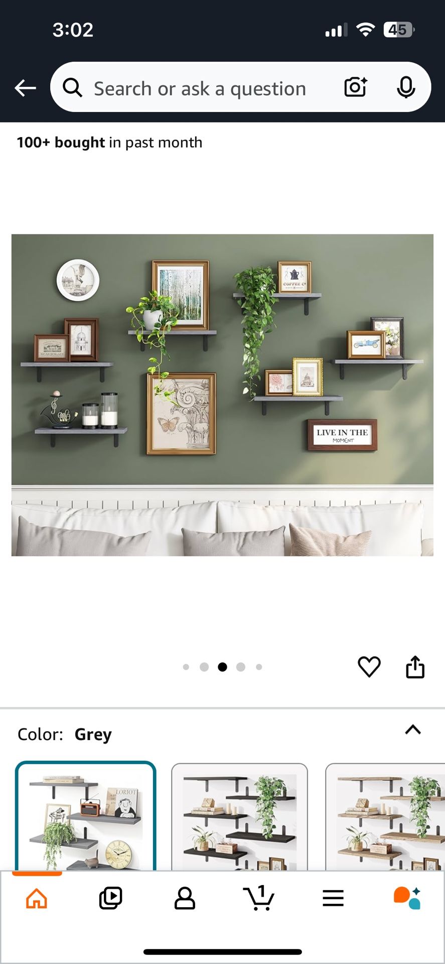 New Fixwall Wooden Flouting Shelves