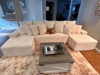 New boneless couch sofa