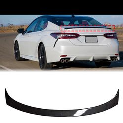 Carbon Fiber Rear Spoiler Wing Compatible with 9th Gen Toyota Camry