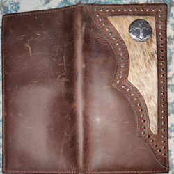 Genuine Leather New Condition Western Wallet 
