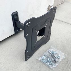 (NEW) $9 Universal TV Wall Mount 17-42 Inches Swivel Tilt Bracket, Max 55 Lbs