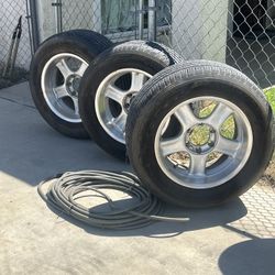 Tires, Rae Dunn, Bike, Little Tikes Slide Swing Set, Little Tikes Car, Clothes etc