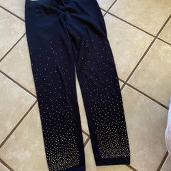 Woman’s Joggers Lounge Pants Embellished Size 18 By Justice New No Tags