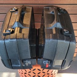 Pristine HEPCO & BECKER Junior Flash 40 Motorcycle Hardcase Set